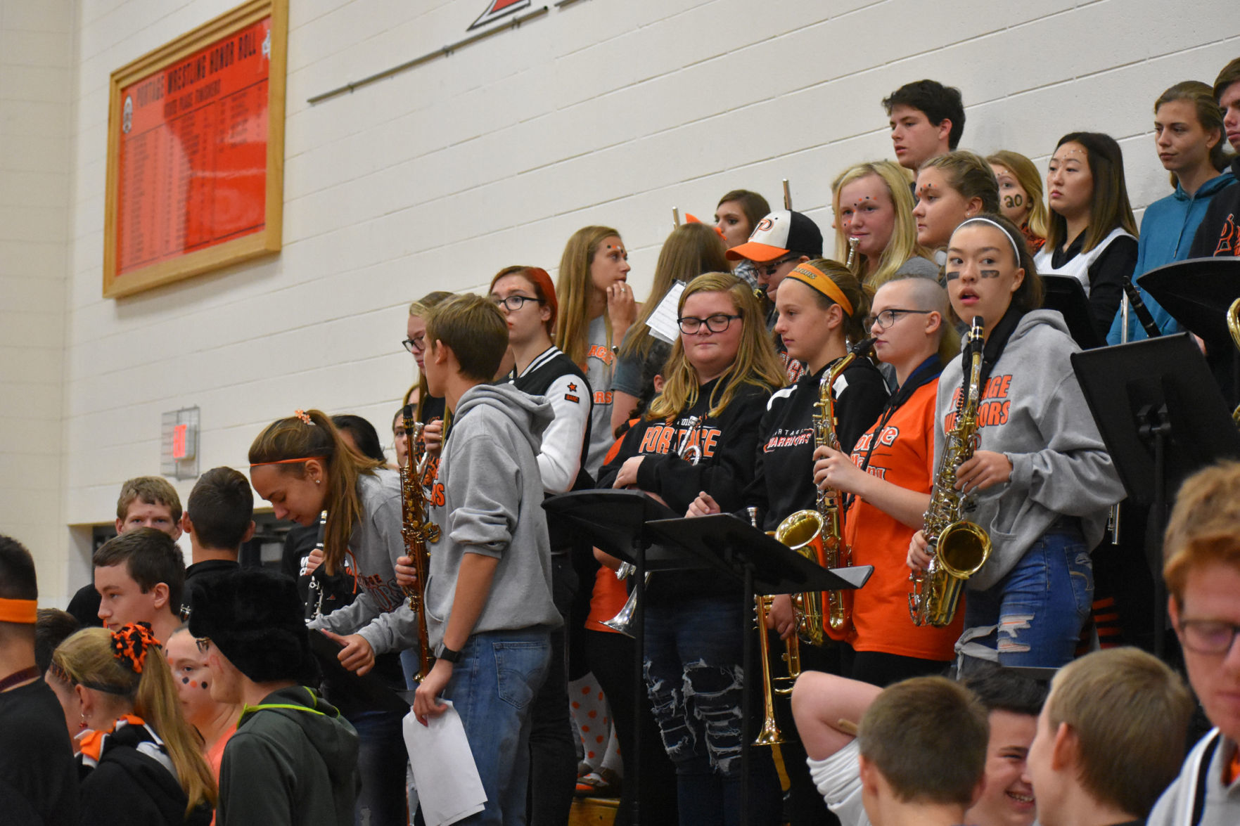 Homecoming pep band